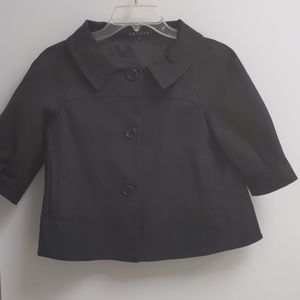 Theory crop black jacket